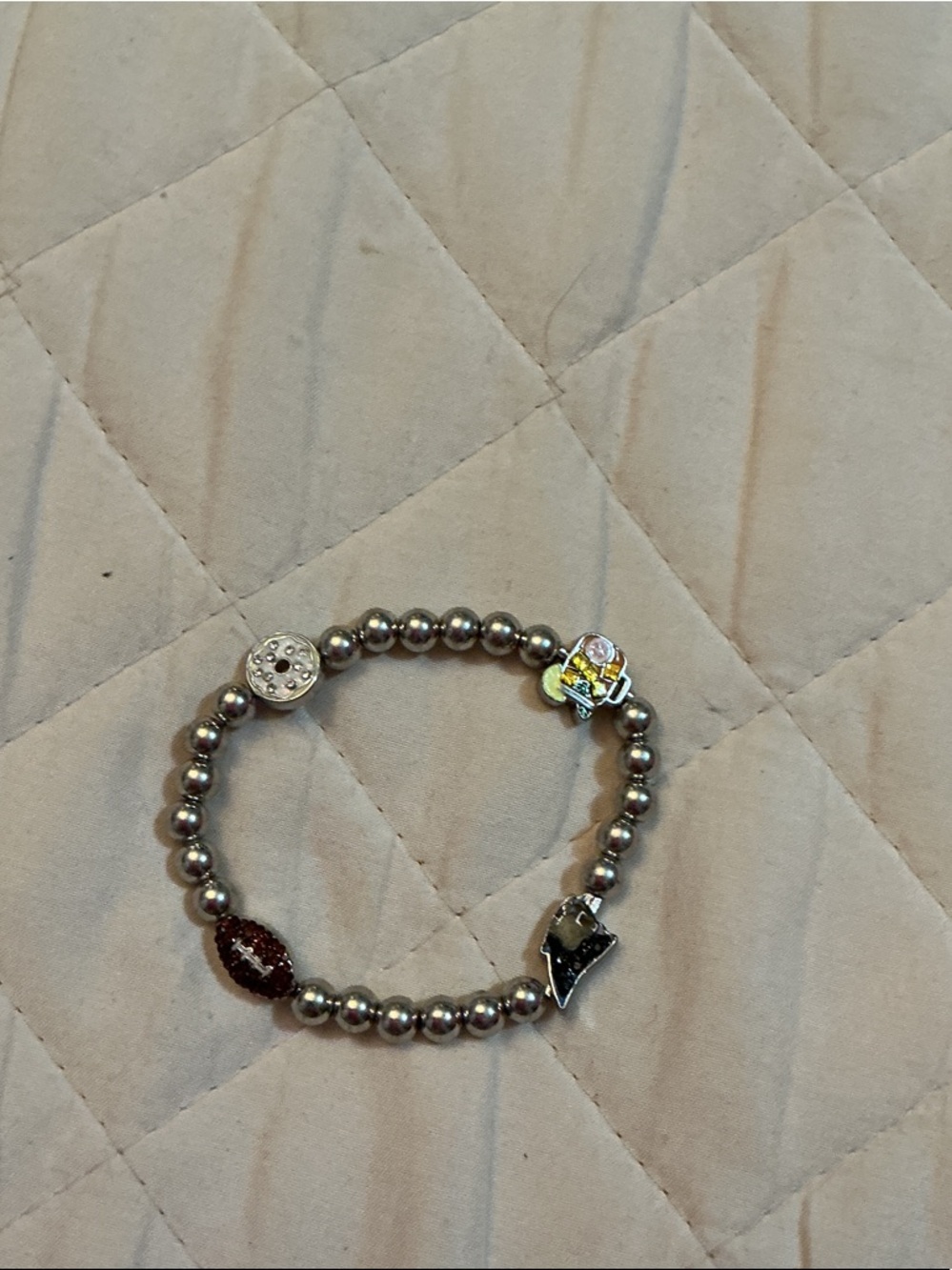 BaubleBar Carolina Panthers Bracelet